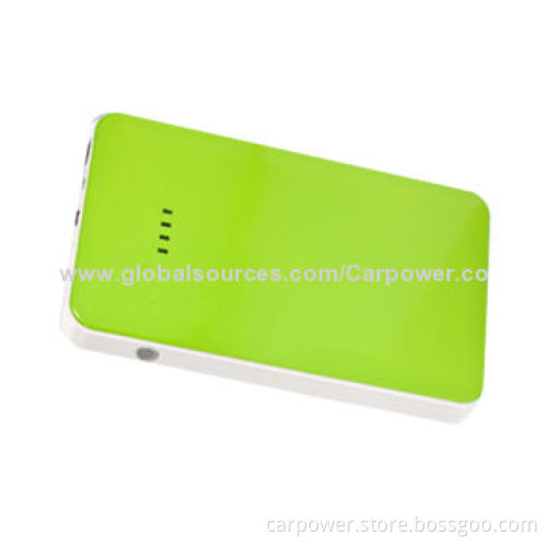 Car emergency kit, start 12V vehicle, most fashion color design, w/ 7,500mAh, fit for mobile/MP3/MP4